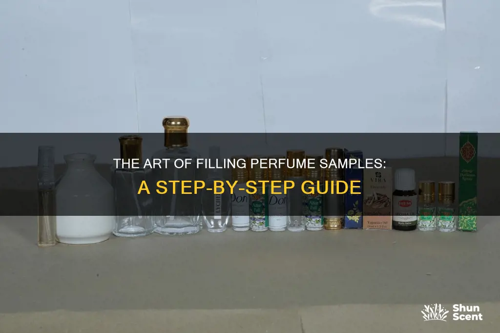 how to fill a perfume sample