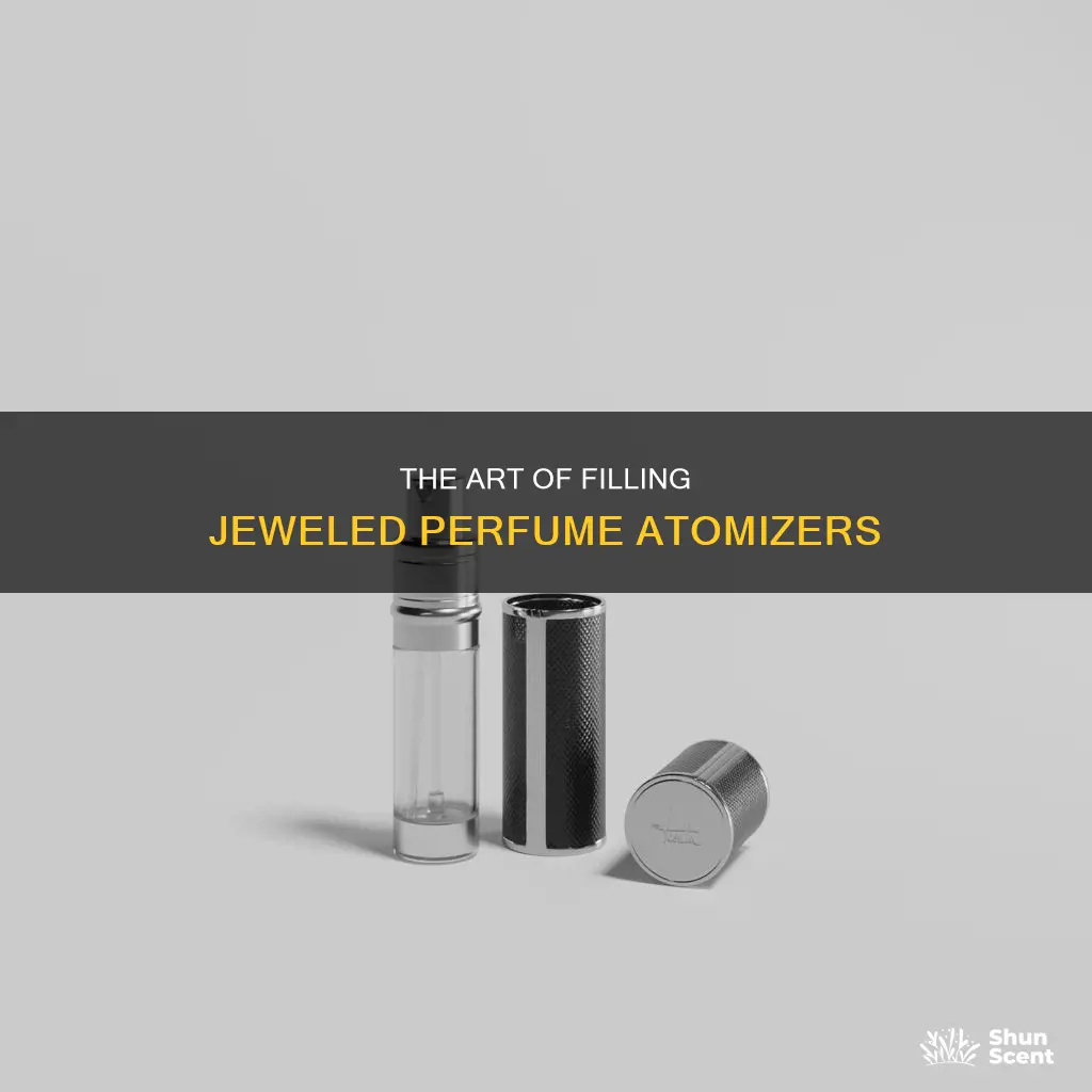 how to fill jeweled perfume travel atomizer