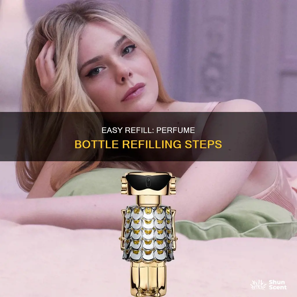 how to fill refillable perfume bottle