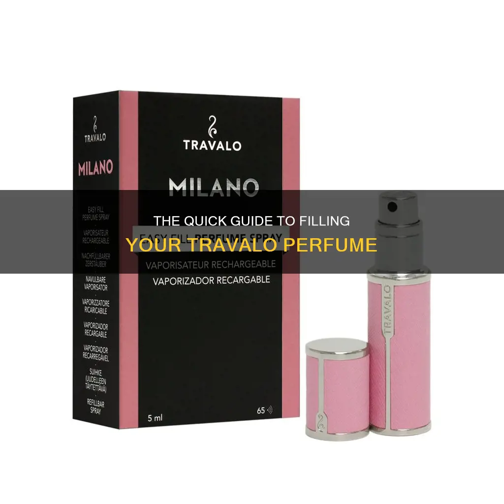 how to fill travalo perfume