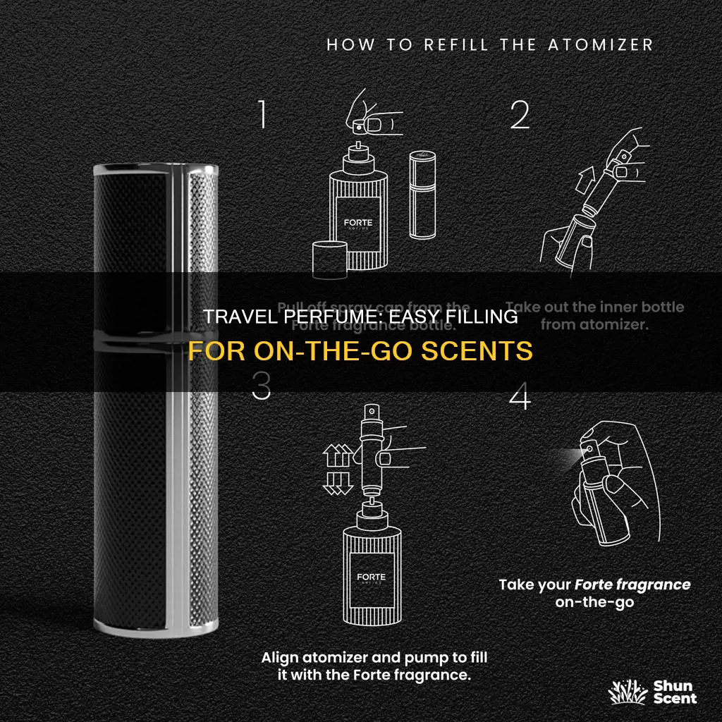 how to fill travel perfume containers