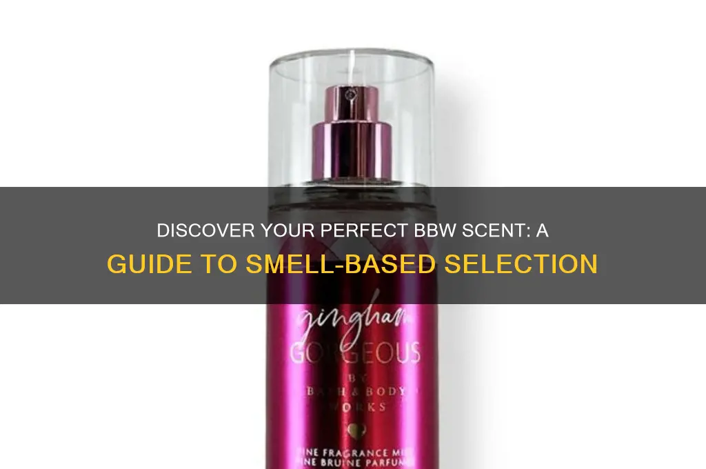 how to find a bbw scent based on smell