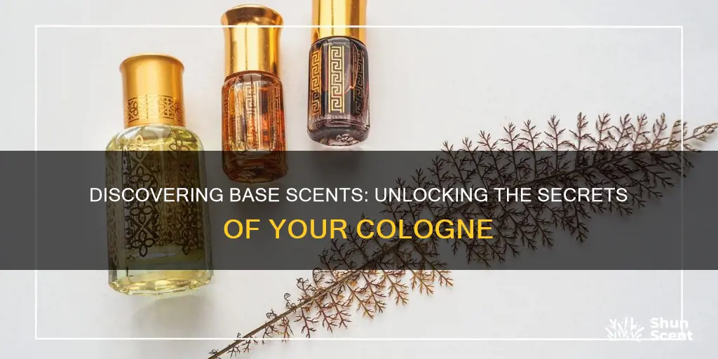 how to find base scents in a cologne