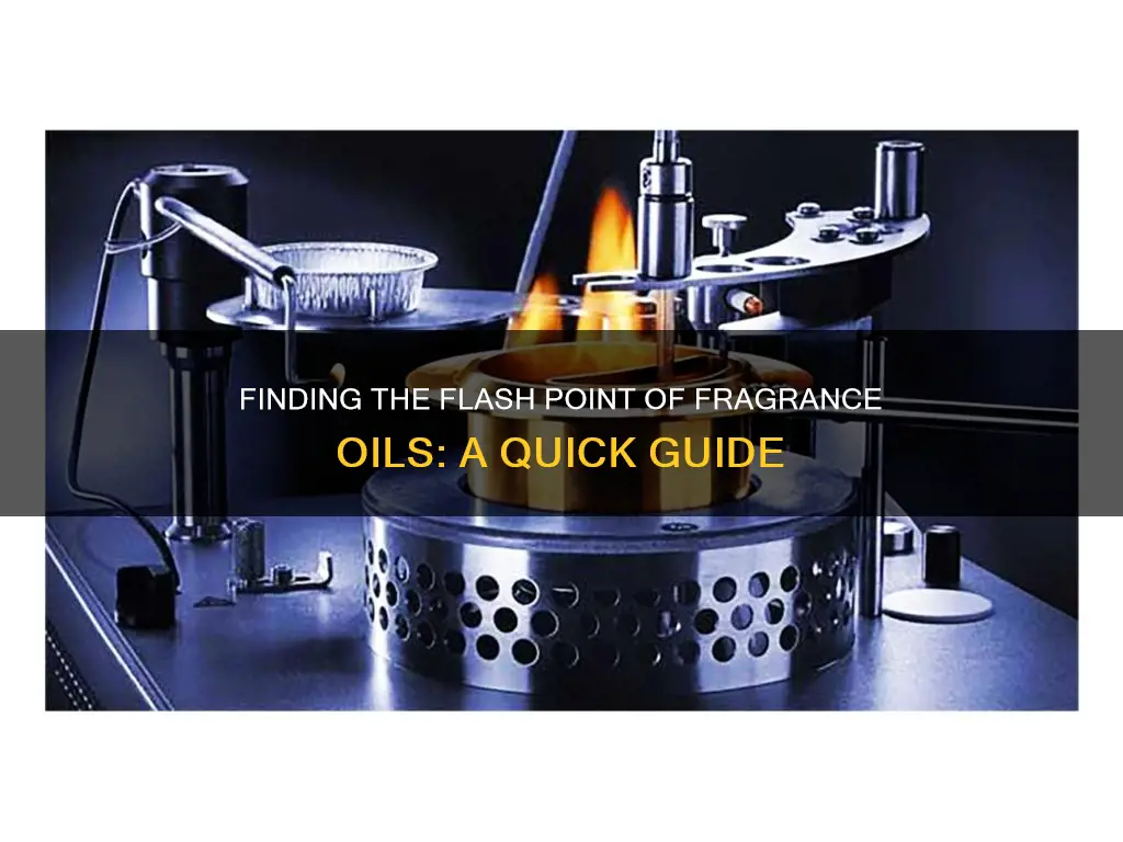 how to find flash point of fragrance oil