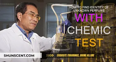 Unveiling Unknown Perfumes: Chemical Testing for Identity