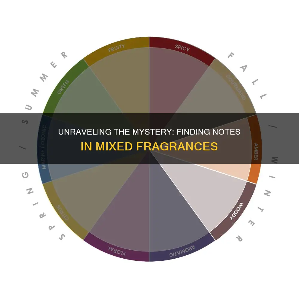 how to find notesin mixed fragrances