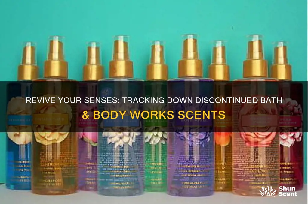 how to find old bath and body works scents
