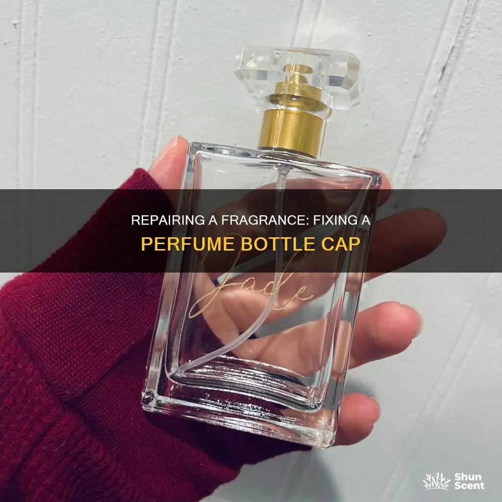 how to fix a perfume bottle cap