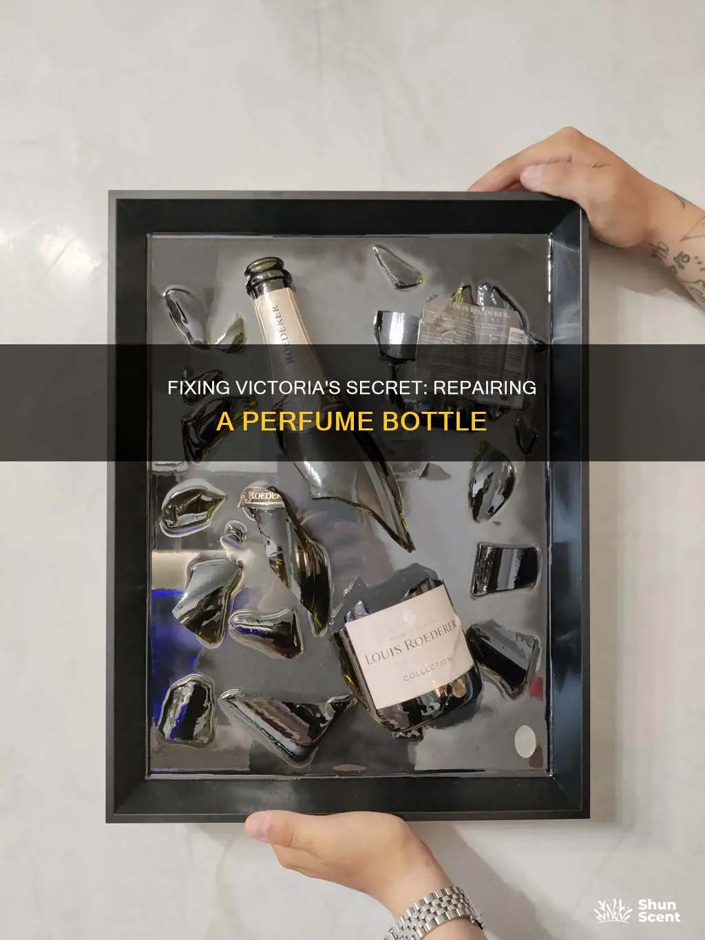 how to fix a victoria secret perfume bottle
