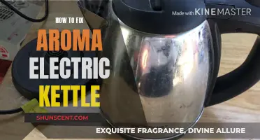 Repairing Your Aroma Electric Kettle: A Step-by-Step Guide