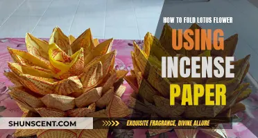 Folding Incense Paper into Lotus Flowers: A Creative Guide