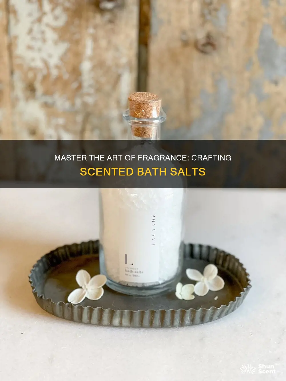 how to fragrance bath salts