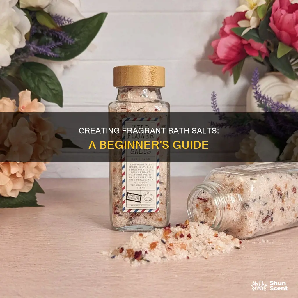 how to fragrance bath salts