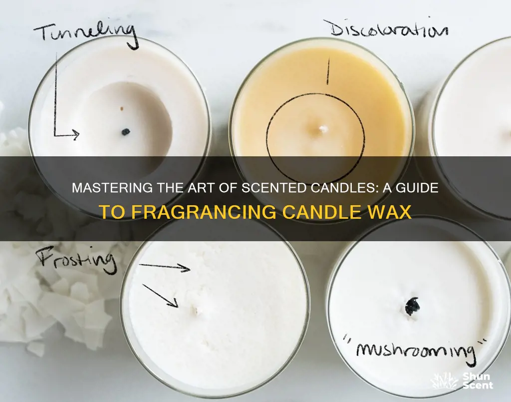 how to fragrance candle wax