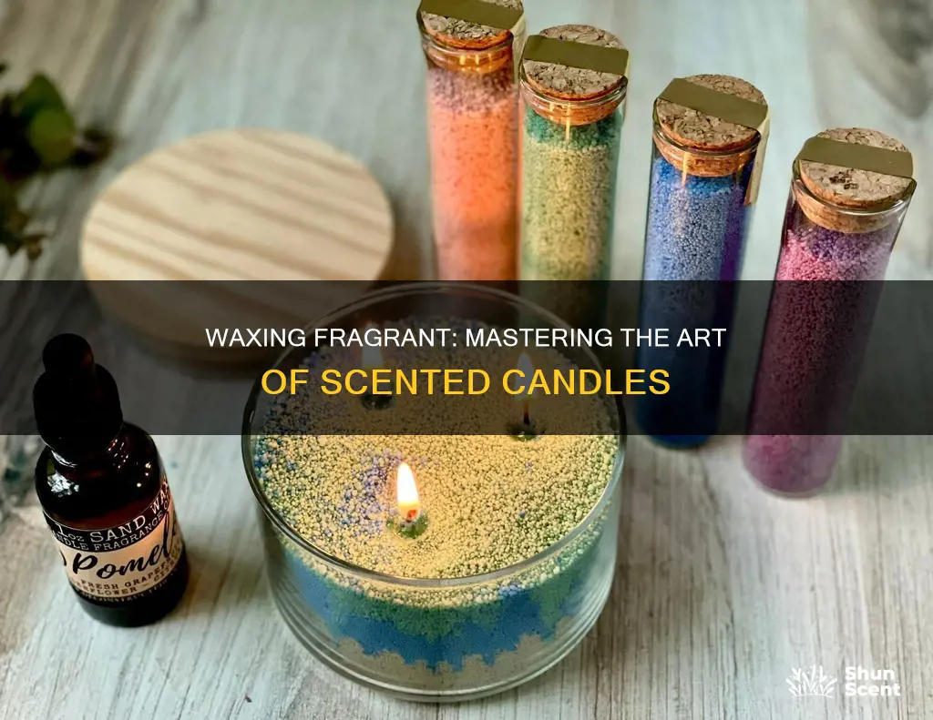 how to fragrance candle wax