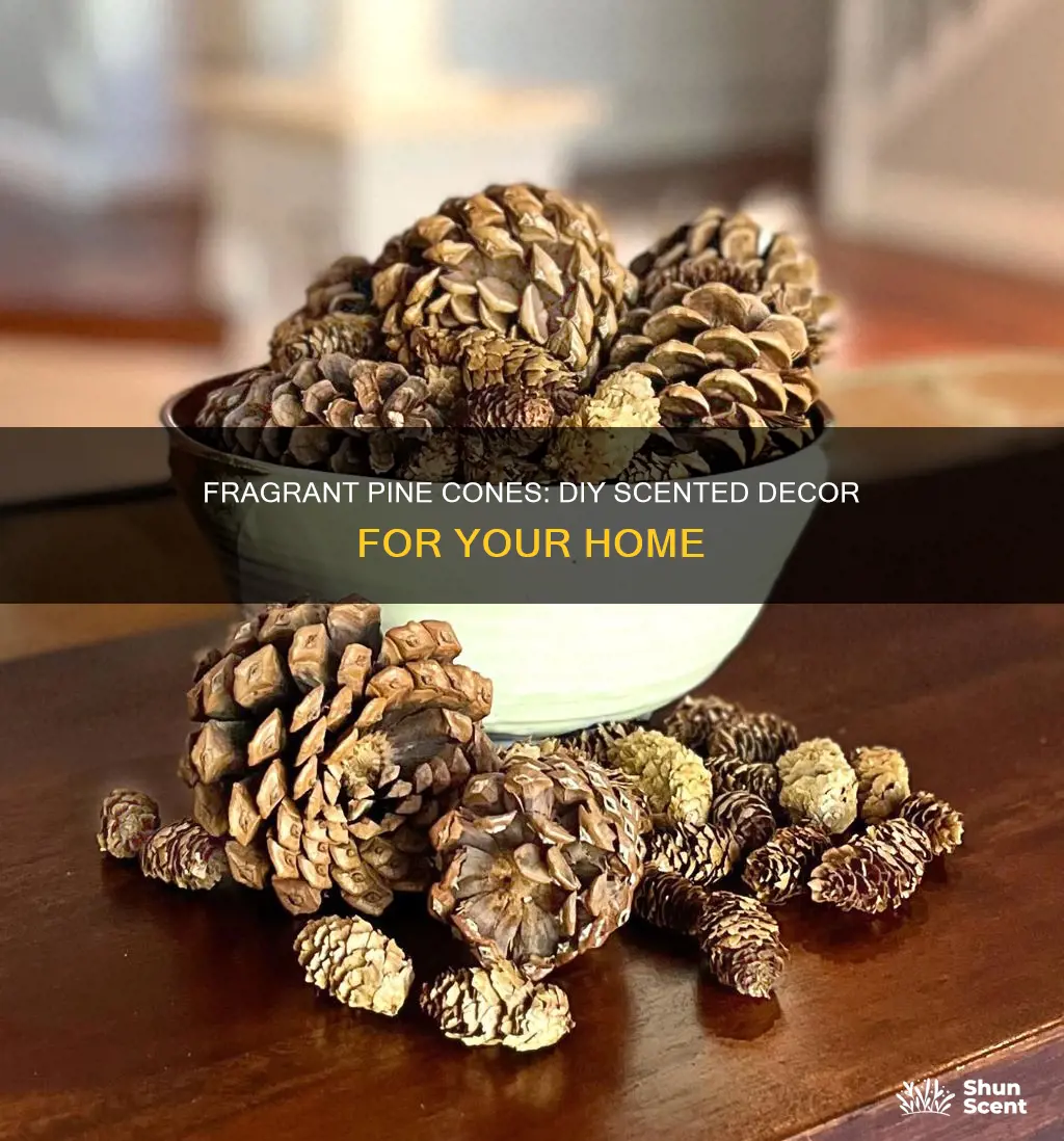 how to fragrance pine cones