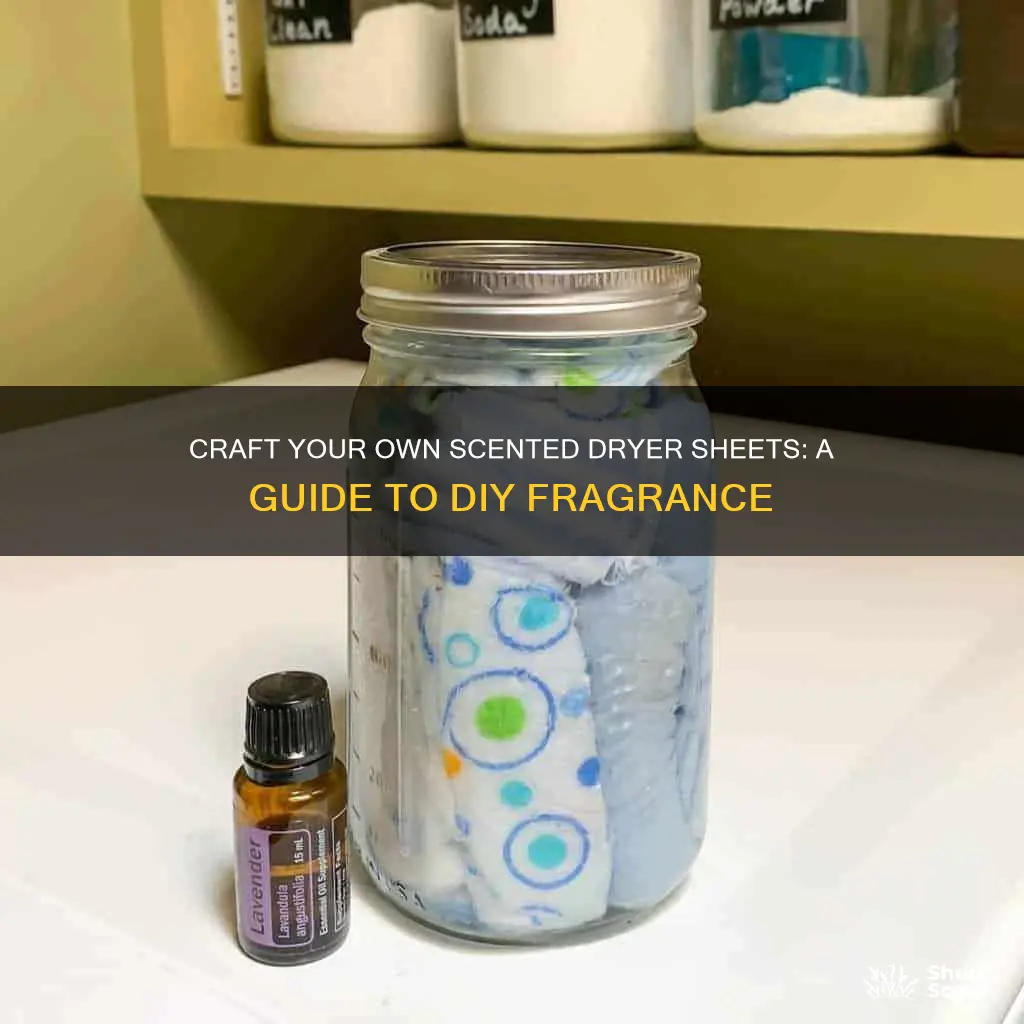 how to fragrance your own dryer sheets