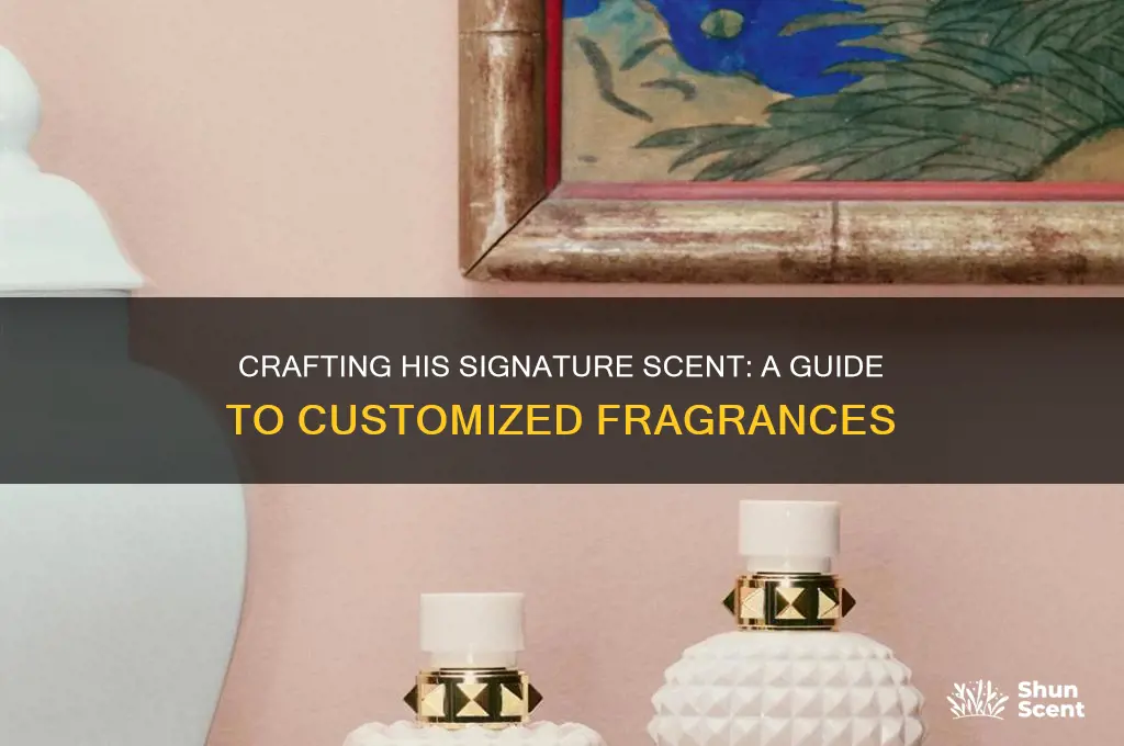 how to get a customized scent that smells like him
