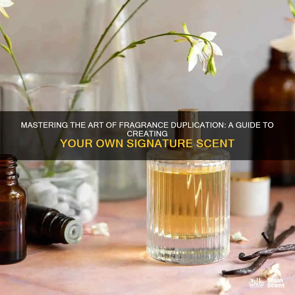 how to get a fragrance duplicate