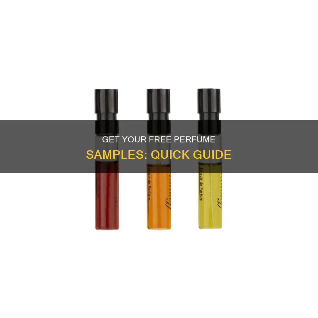 how to get a free sample of perfume