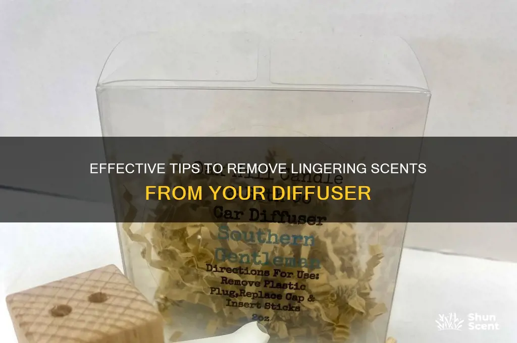 how to get a scent out of your diffuser