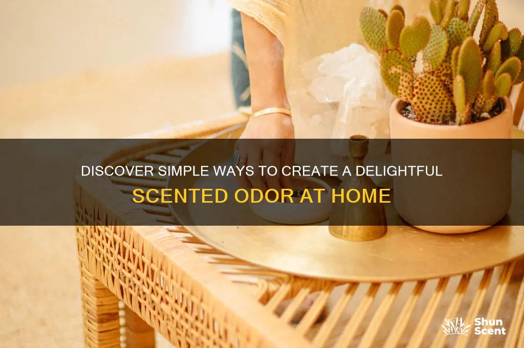 how to get a scented odor