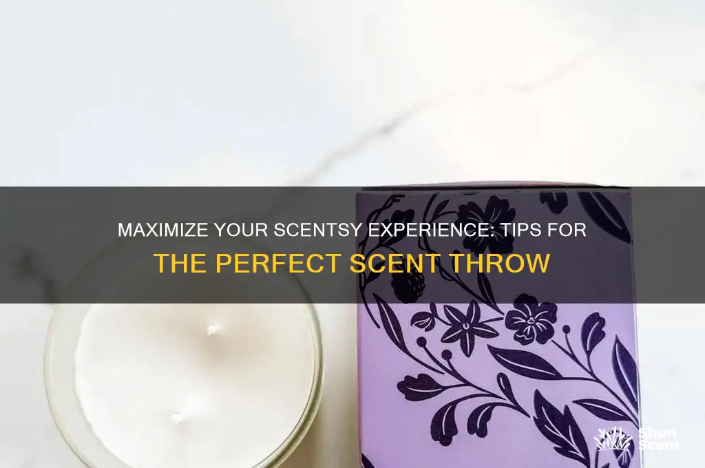 how to get best scent from scentsy