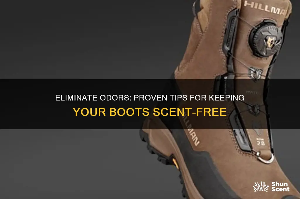 how to get boots scent free