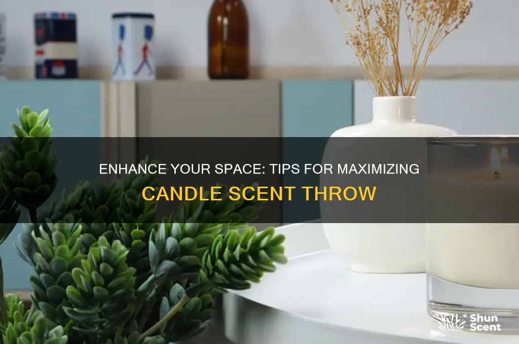 how to get candles to give off scent