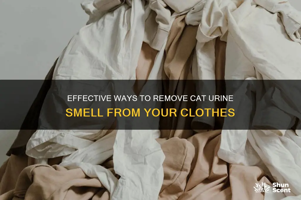how to get cat pee scent out of clothes