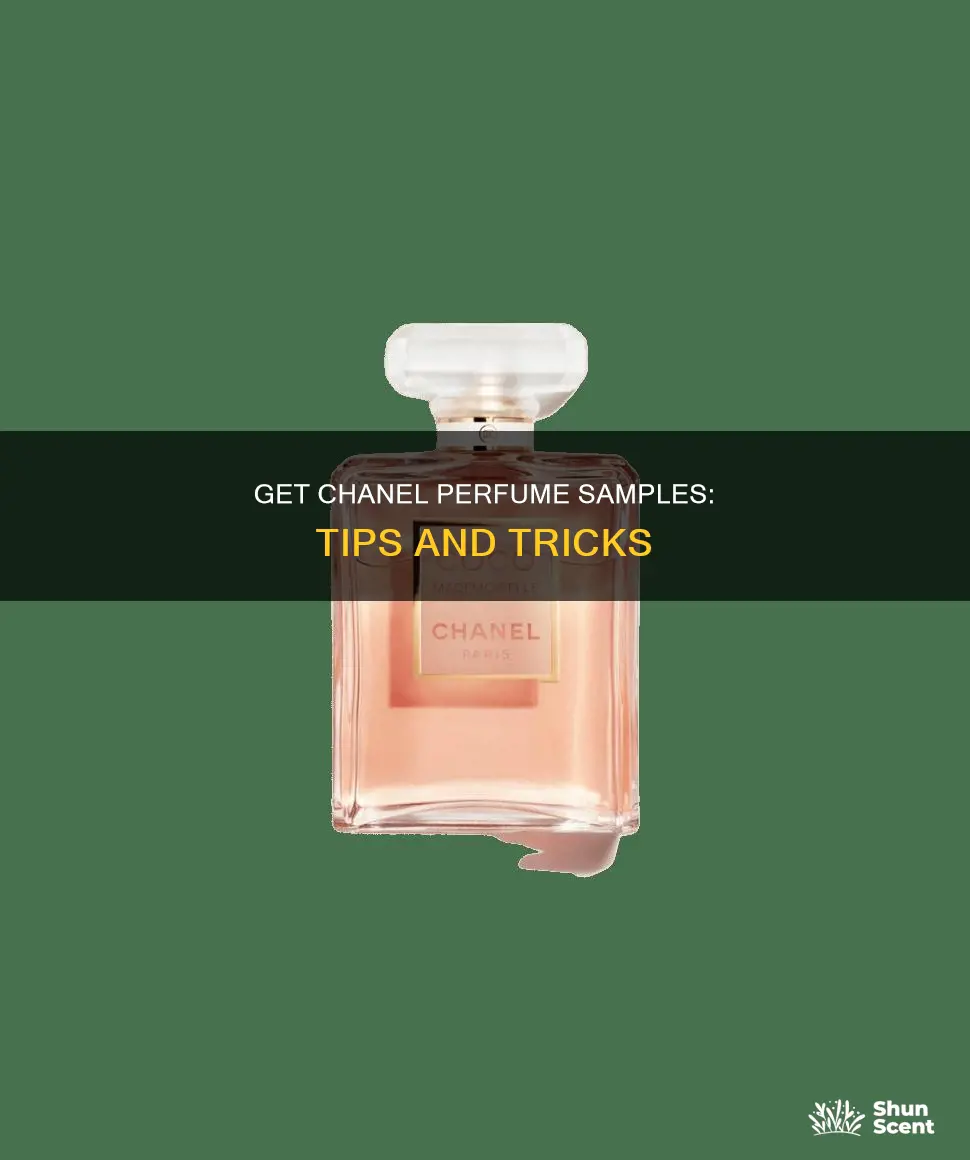 how to get chanel perfume samples