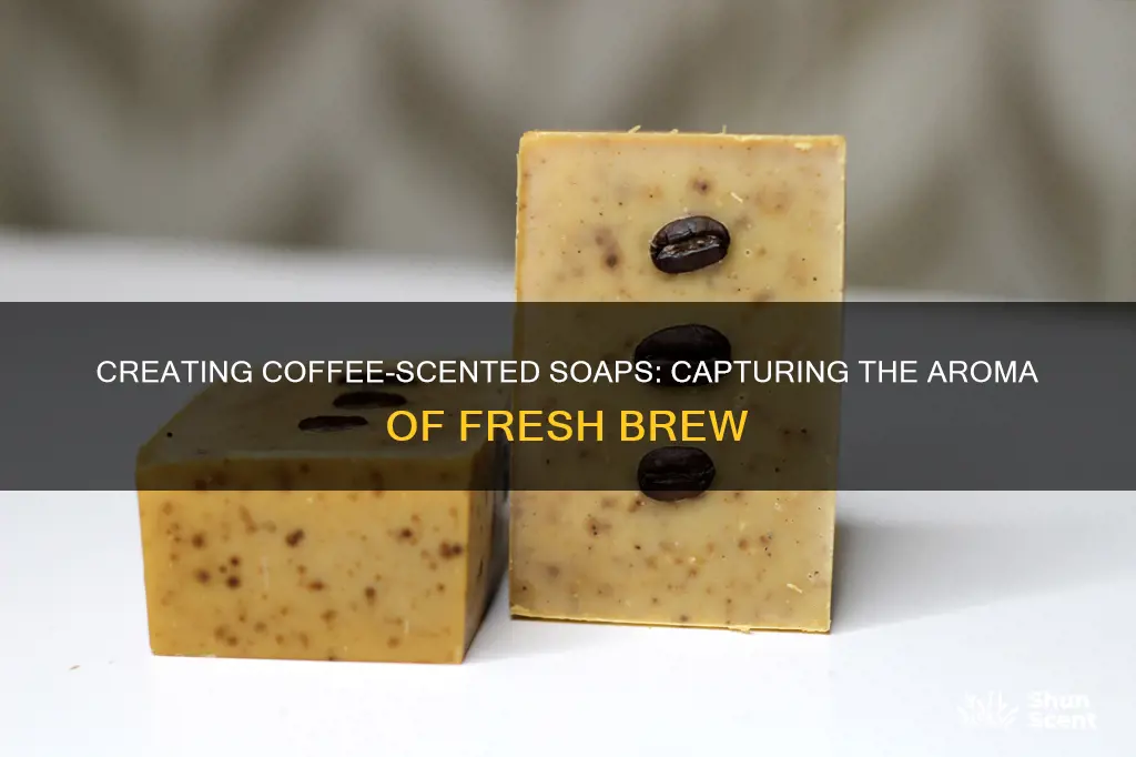 how to get coffee aroma in soap