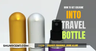 Transferring Cologne to Travel Bottles: Easy and Mess-Free