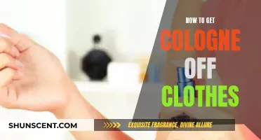 Removing Stubborn Cologne Stains and Scents from Your Clothes