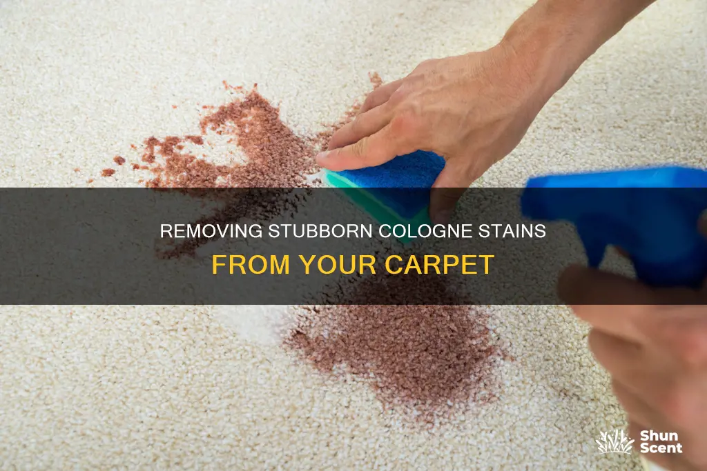 how to get cologne off of carpet