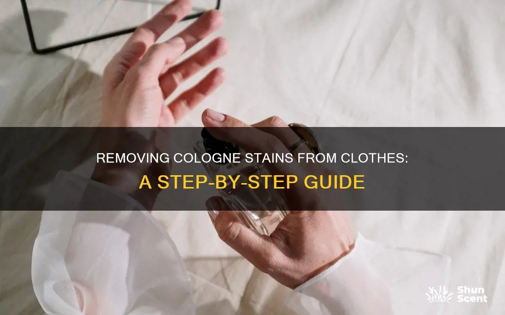 how to get cologne stains out of clothes