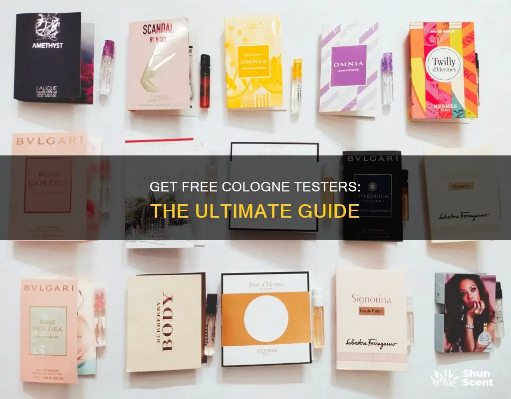 how to get cologne testers for free