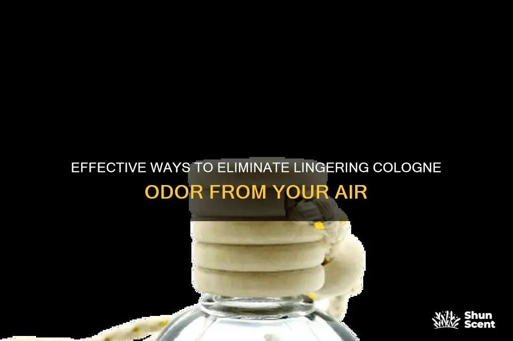 how to get colonge scent out of the air