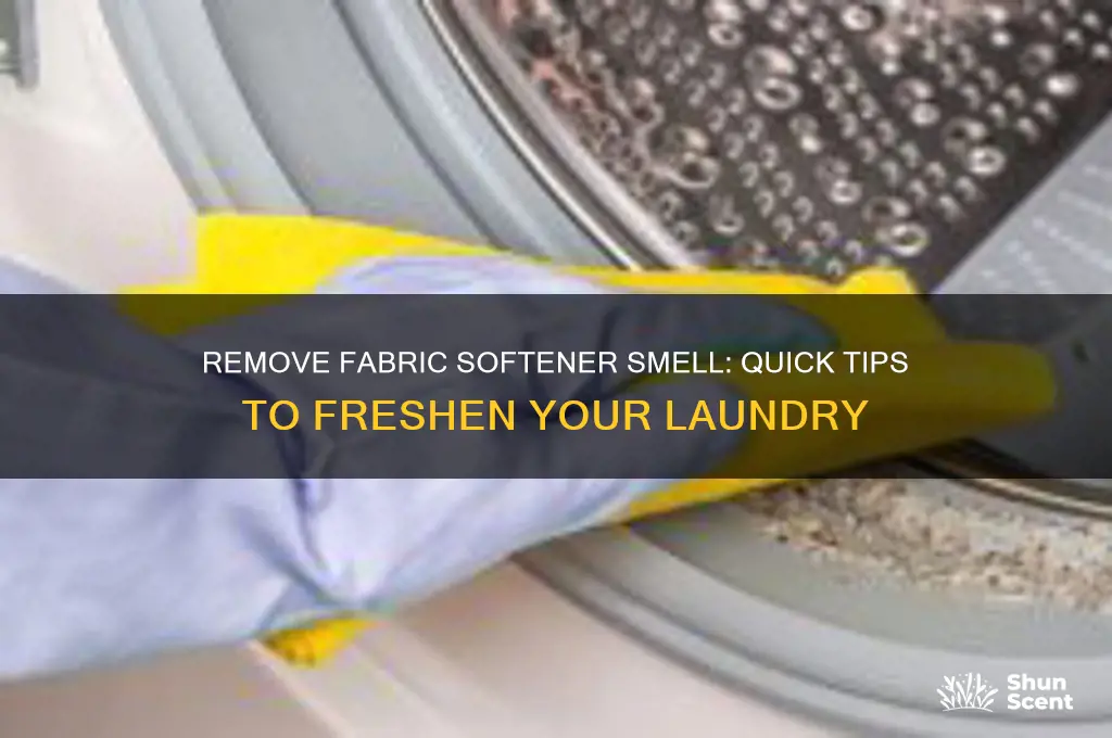 how to get fabric softener scent out of clothes