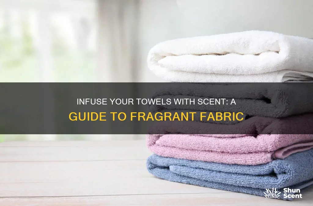 how to get fragrance into towels