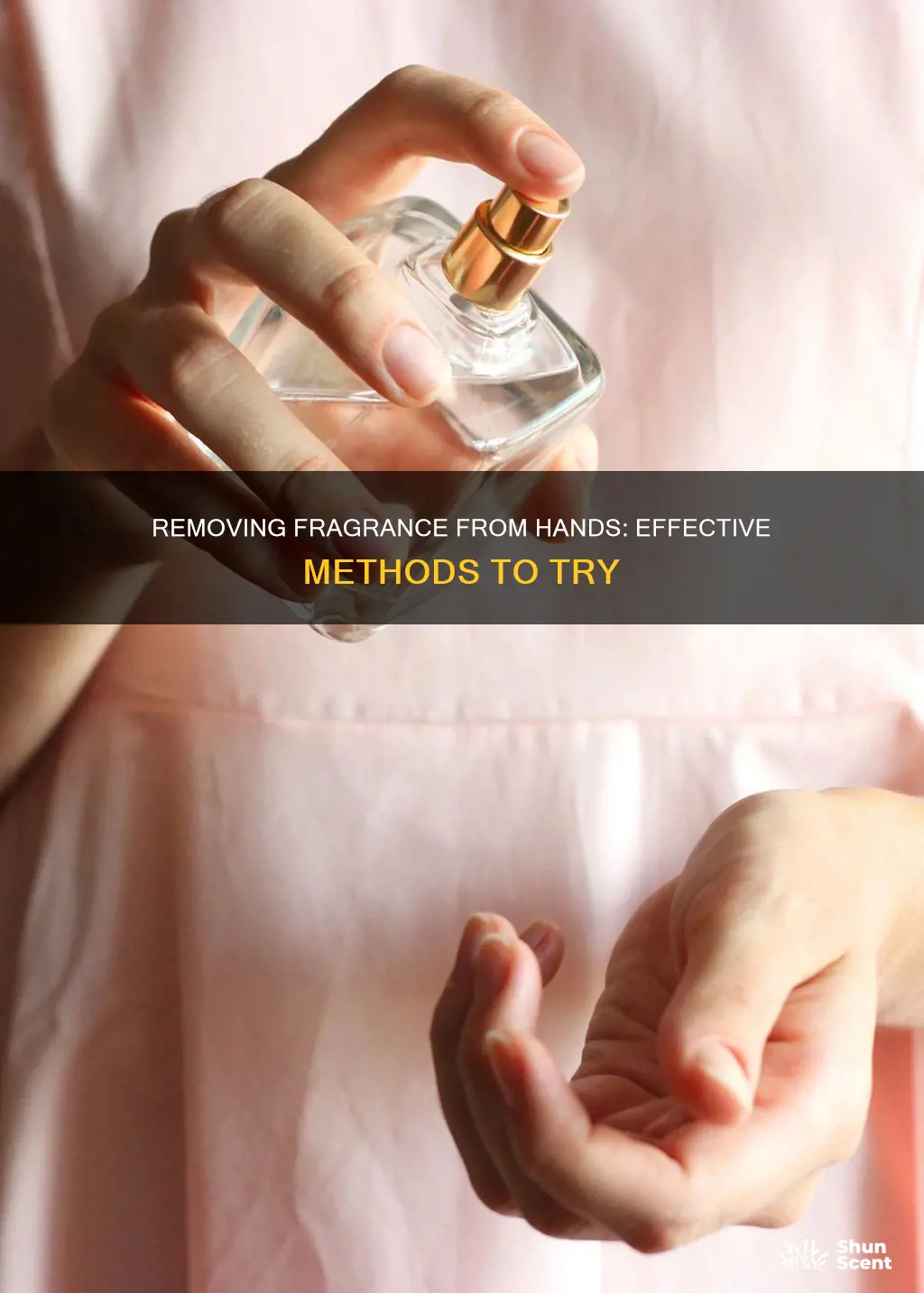 how to get fragrance off hands