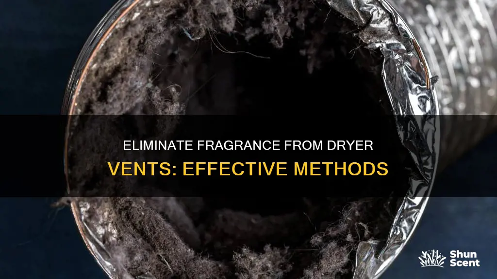how to get fragrance out of dryer vent exhaust