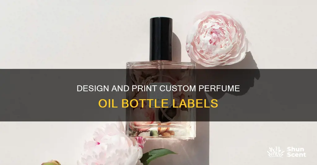 how to get free label for bottle of perfume oil