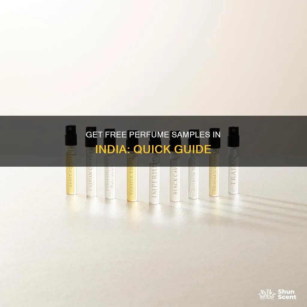 how to get free perfume samples in india