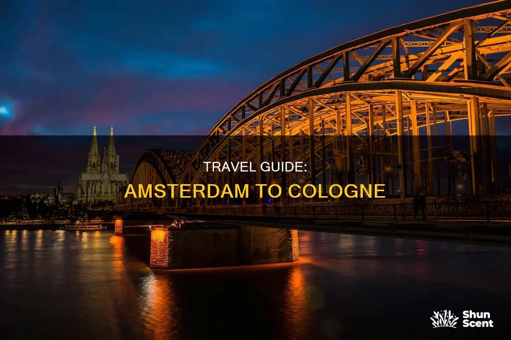 how to get from amsterdam to cologne