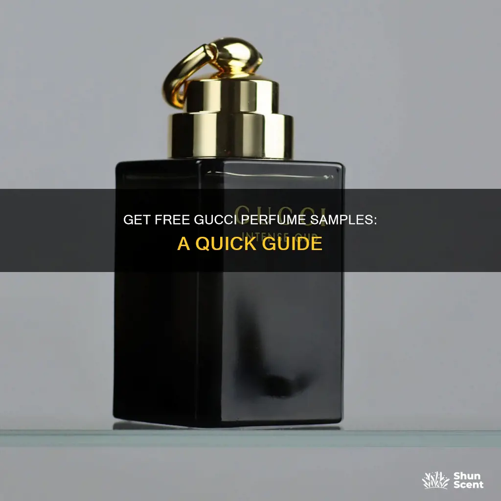how to get gucci perfume samples