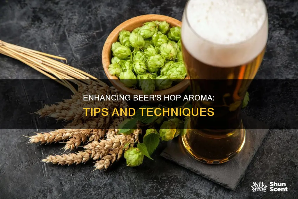 how to get hop aroma in beer