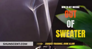 Incense-Scented Sweater: Removing the Aroma from Your Clothes