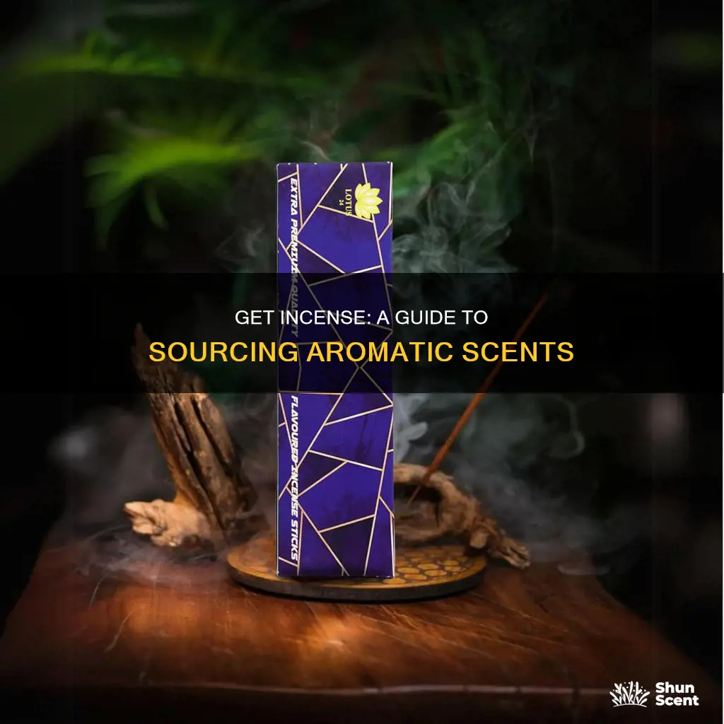 how to get incense