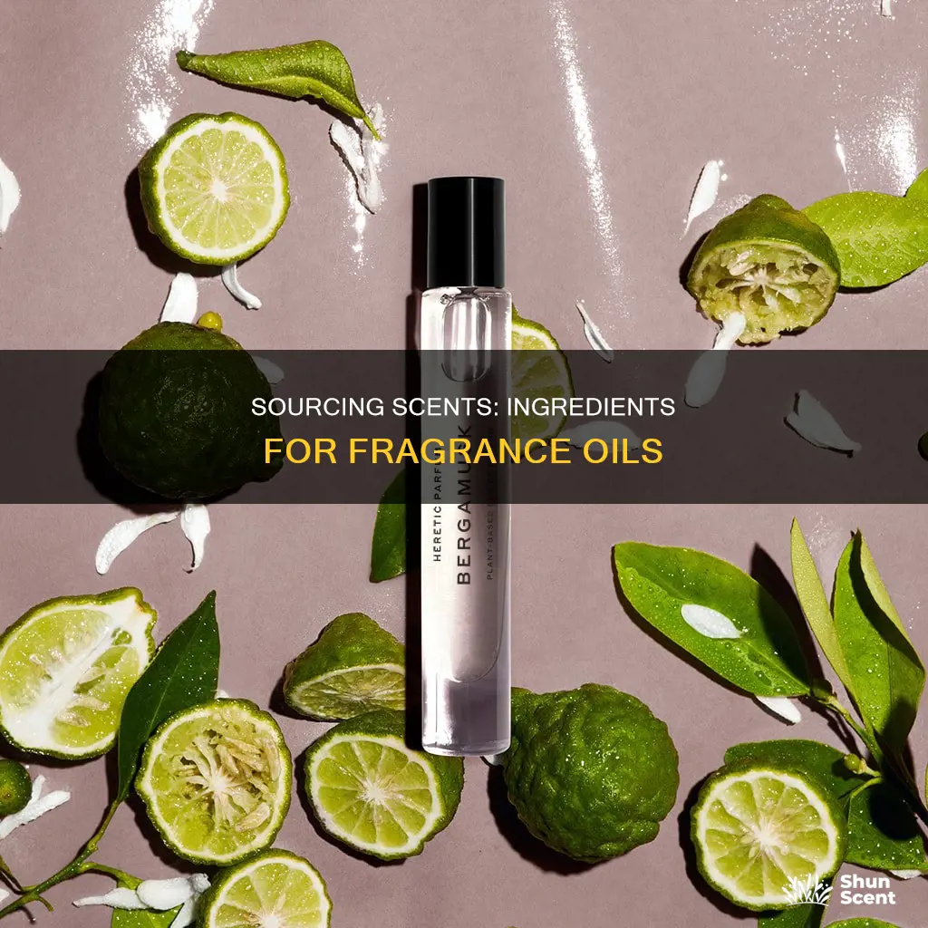 how to get ingredients for fragrance oils